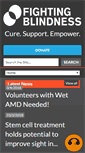Mobile Screenshot of fightingblindness.ie